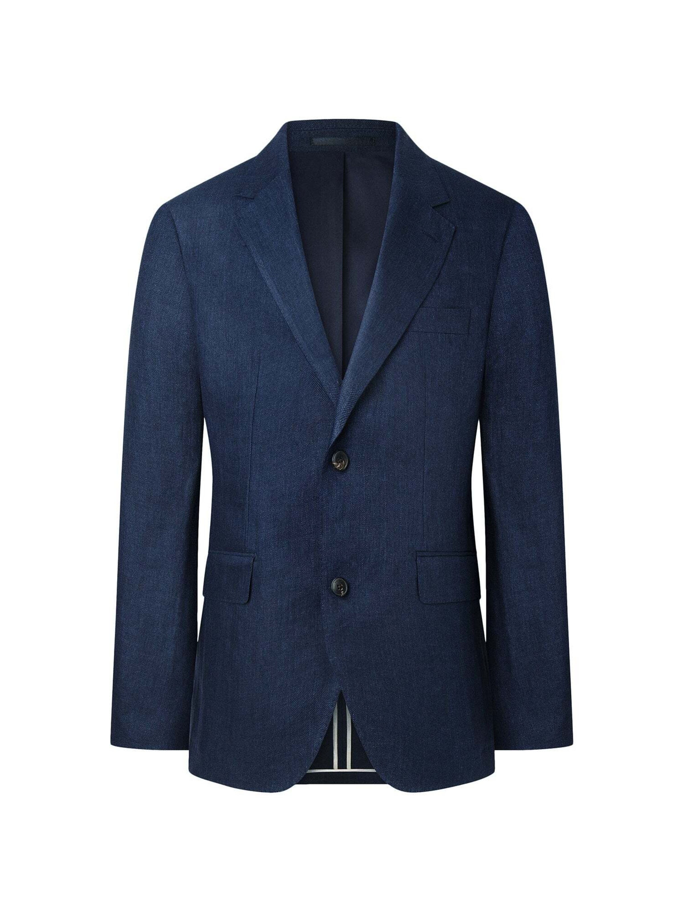 Hackett London Regular Fit Sakko in Blau: Vorderseite