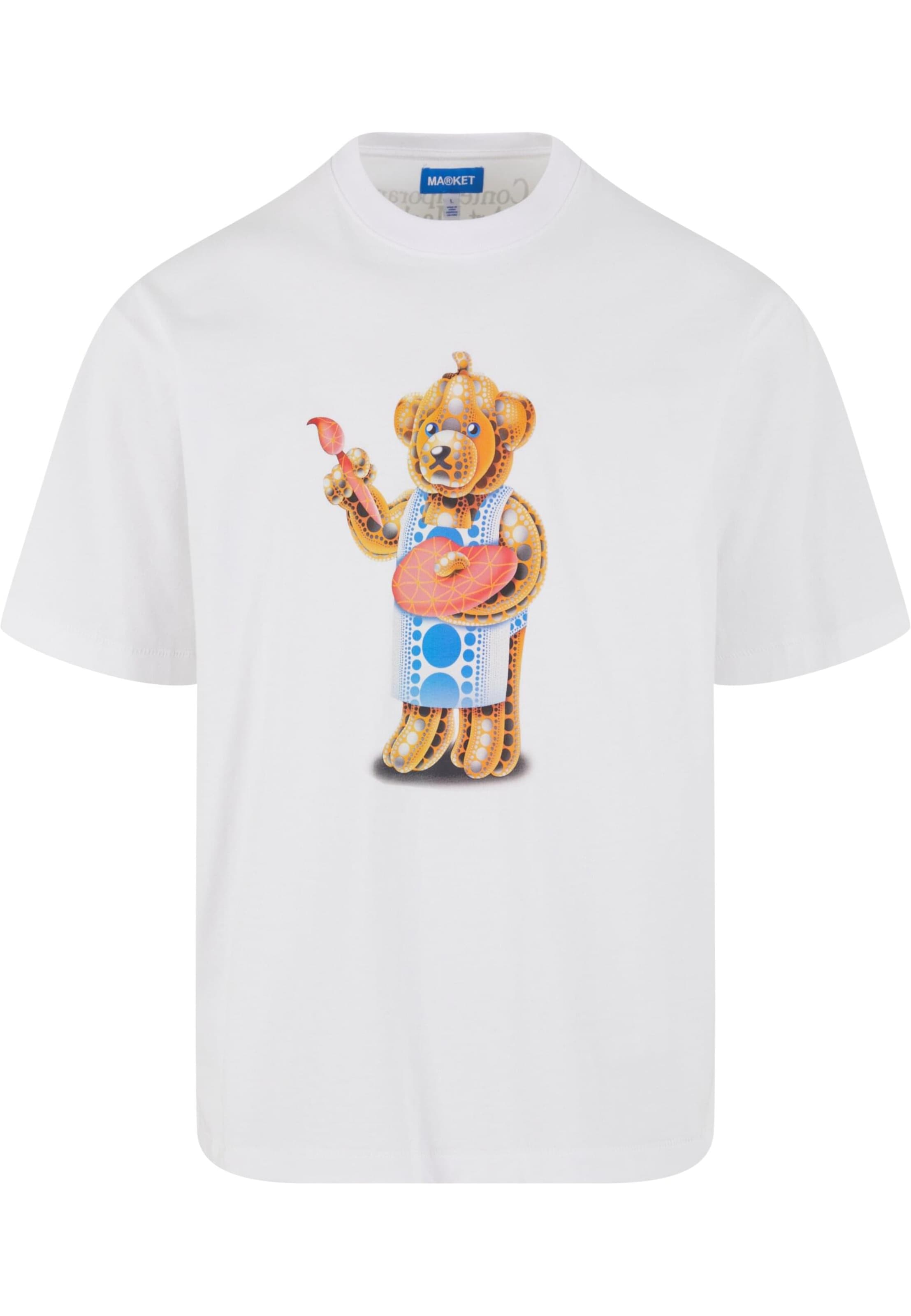 MARKET Shirt 'Infinity Bear' in White: front