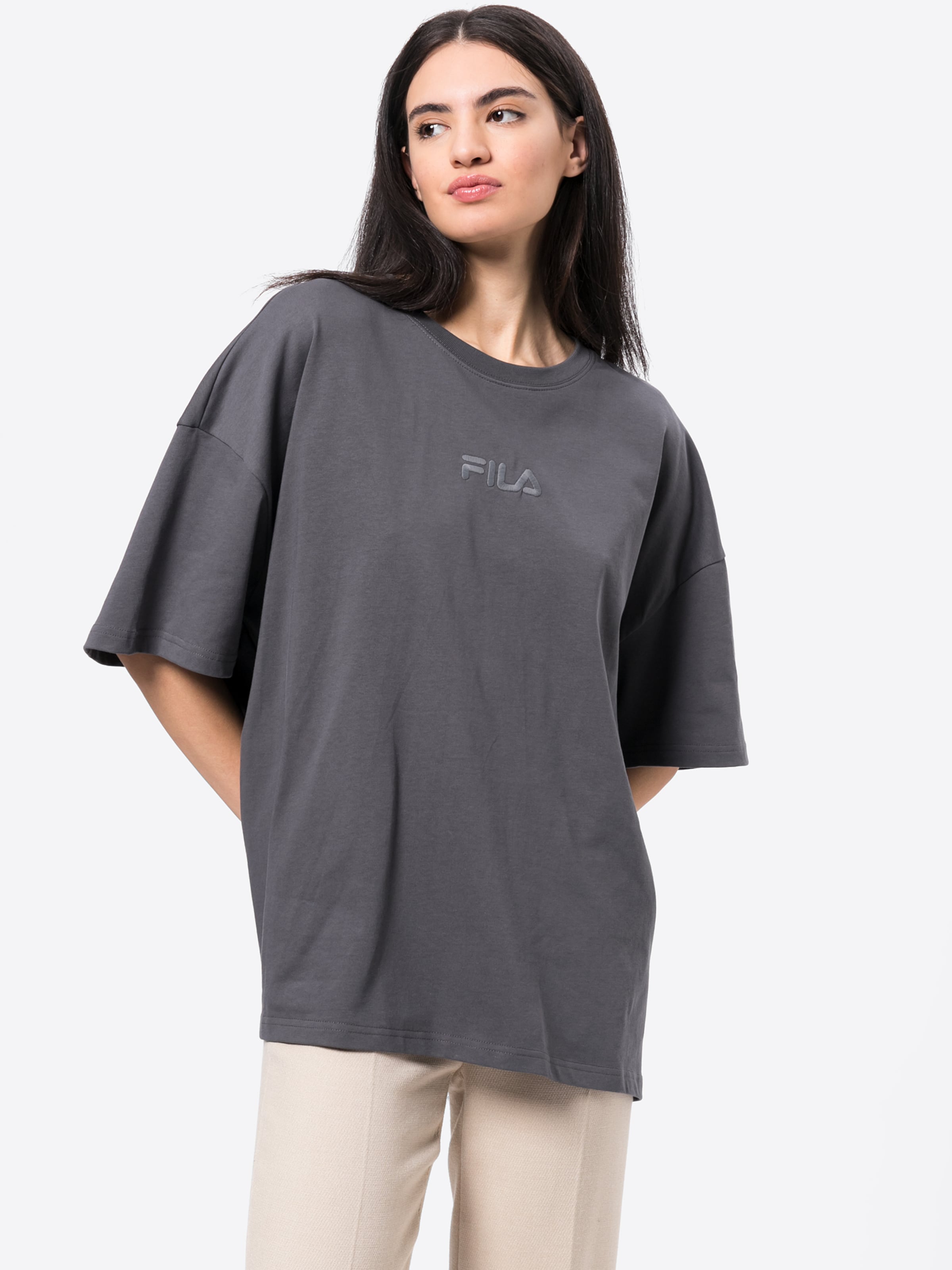 Frauen Sportarten FILA Sportshirt 'AMALIA' in Dunkelgrau - YN07003 Frauen Sportarten FILA Sportshirt 'AMALIA' in Dunkelgrau - YN07003