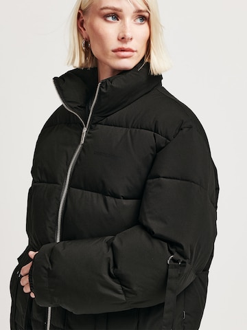 UNFOLLOWED x ABOUT YOU Between-Season Jacket 'THUNDER ' in Black
