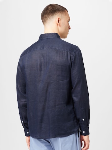 s.Oliver Regular fit Button Up Shirt in Blue