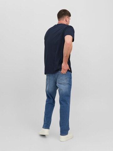 JACK & JONES Loosefit Jeans 'Mike' in Blau