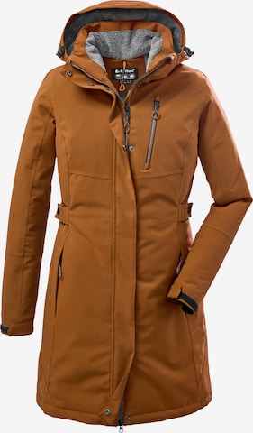 Manteau outdoor KILLTEC en jaune : devant