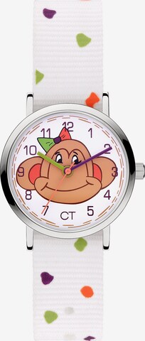 Cool Time Horloge in Wit: voorkant