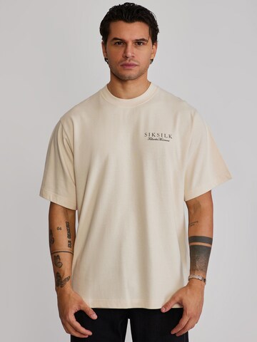 SikSilk Shirt in Beige: front