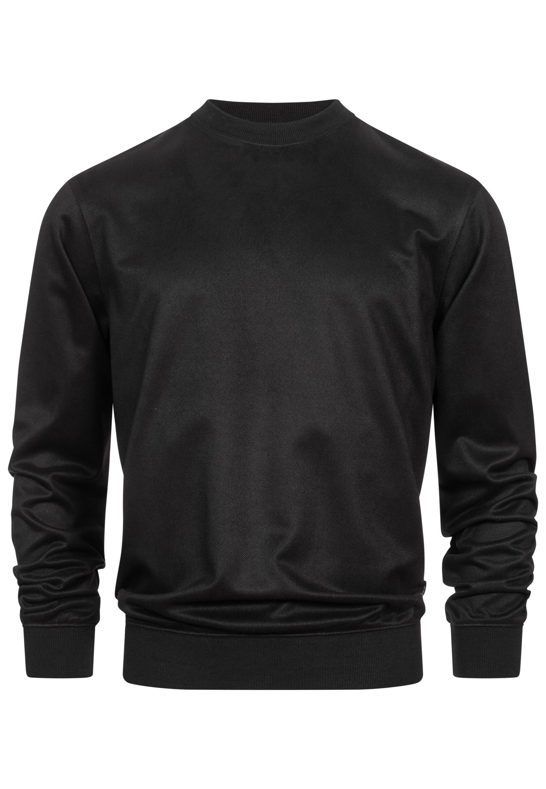 INDICODE JEANS Sweatshirt 'Coleman' in Schwarz: Vorderseite