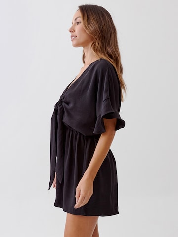 Tussah Jumpsuit 'LIANA' in Schwarz