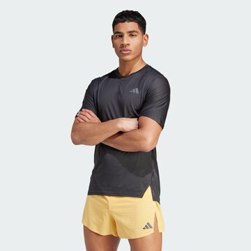 ADIDAS PERFORMANCE Funktionsshirt 'Adizero' in Schwarz: predná strana