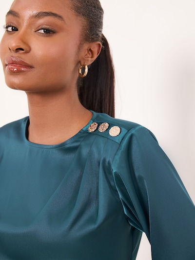 Lipsy Blouse in de kleur Cyaan blauw, Productweergave