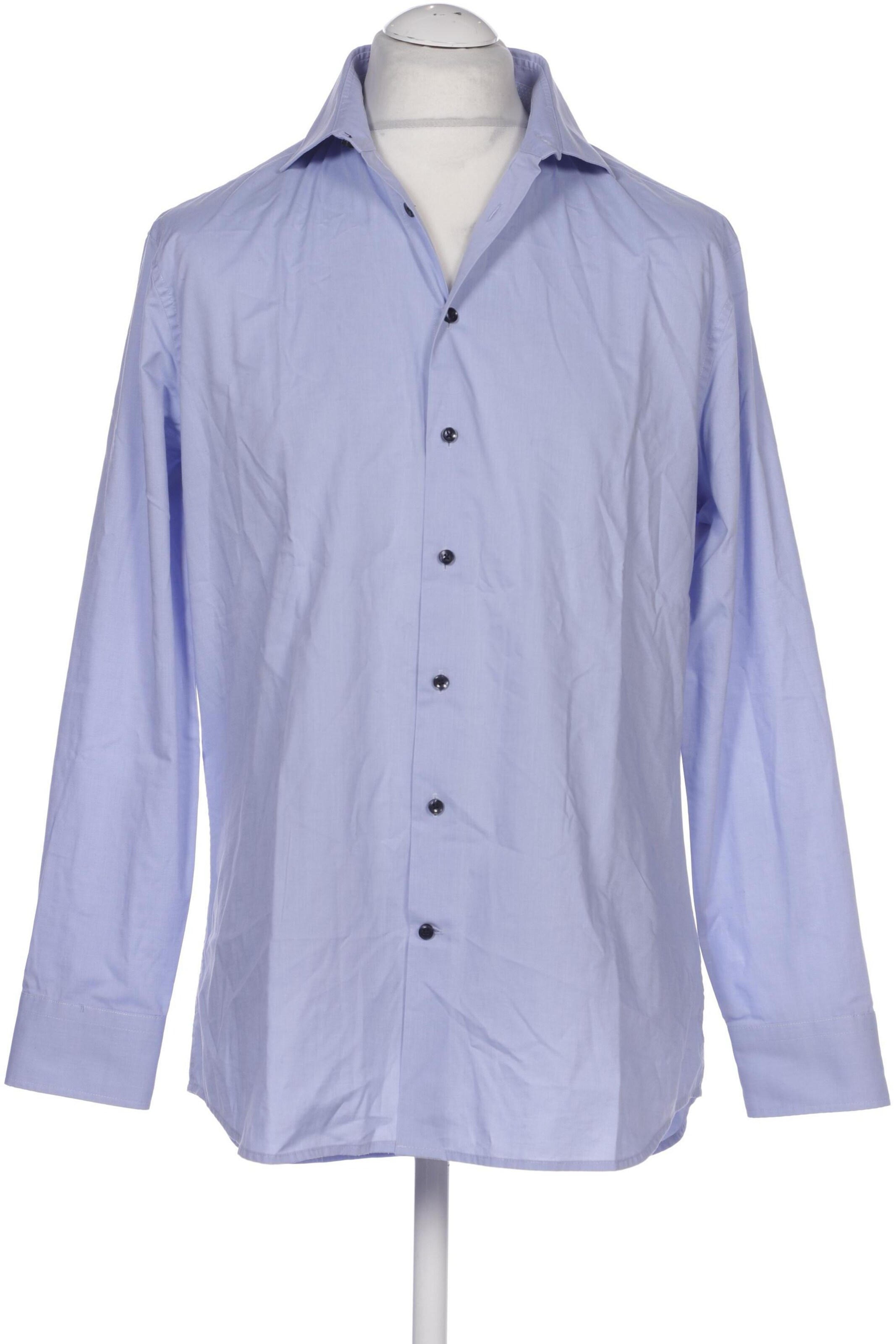 SEIDENSTICKER Button Up Shirt in L in Blue: front