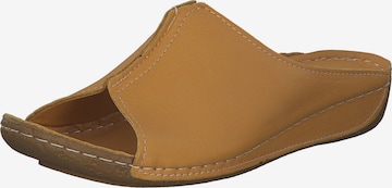 ANDREA CONTI Mules '0027423' in Yellow: front