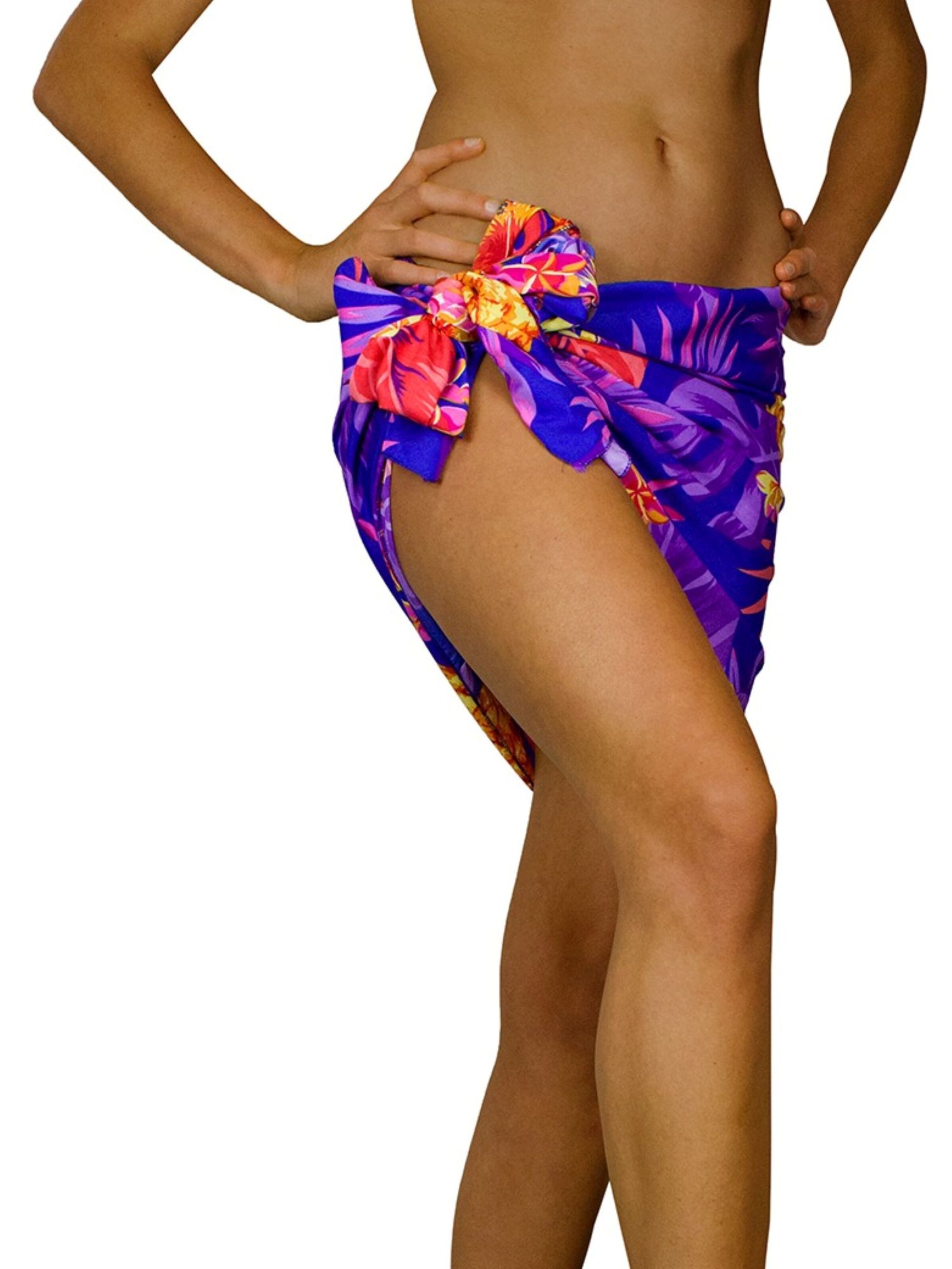 King Kameha Scarf 'Pineapple' in Blue