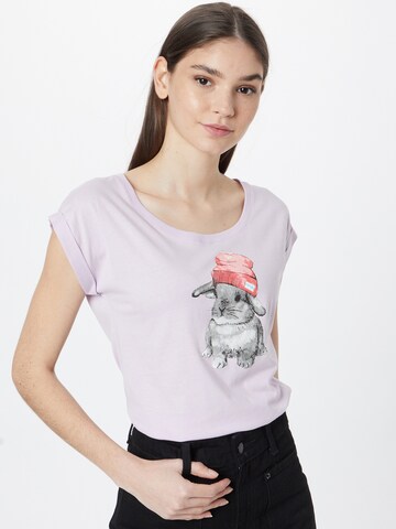 Iriedaily - Camiseta 'It Hasi' en lila: frente