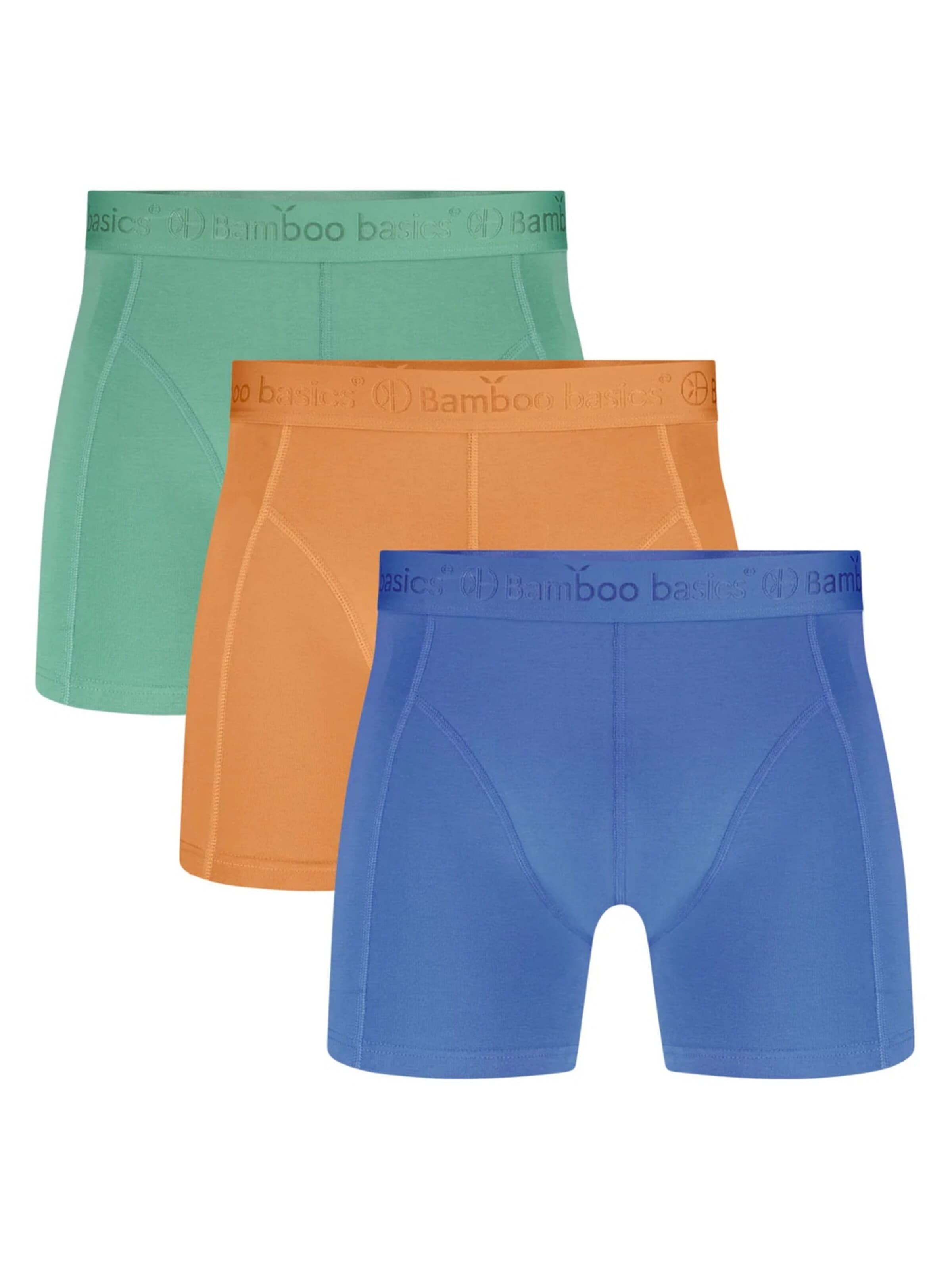 Bamboo basics Boxer shorts 'Rico' in Orange: front