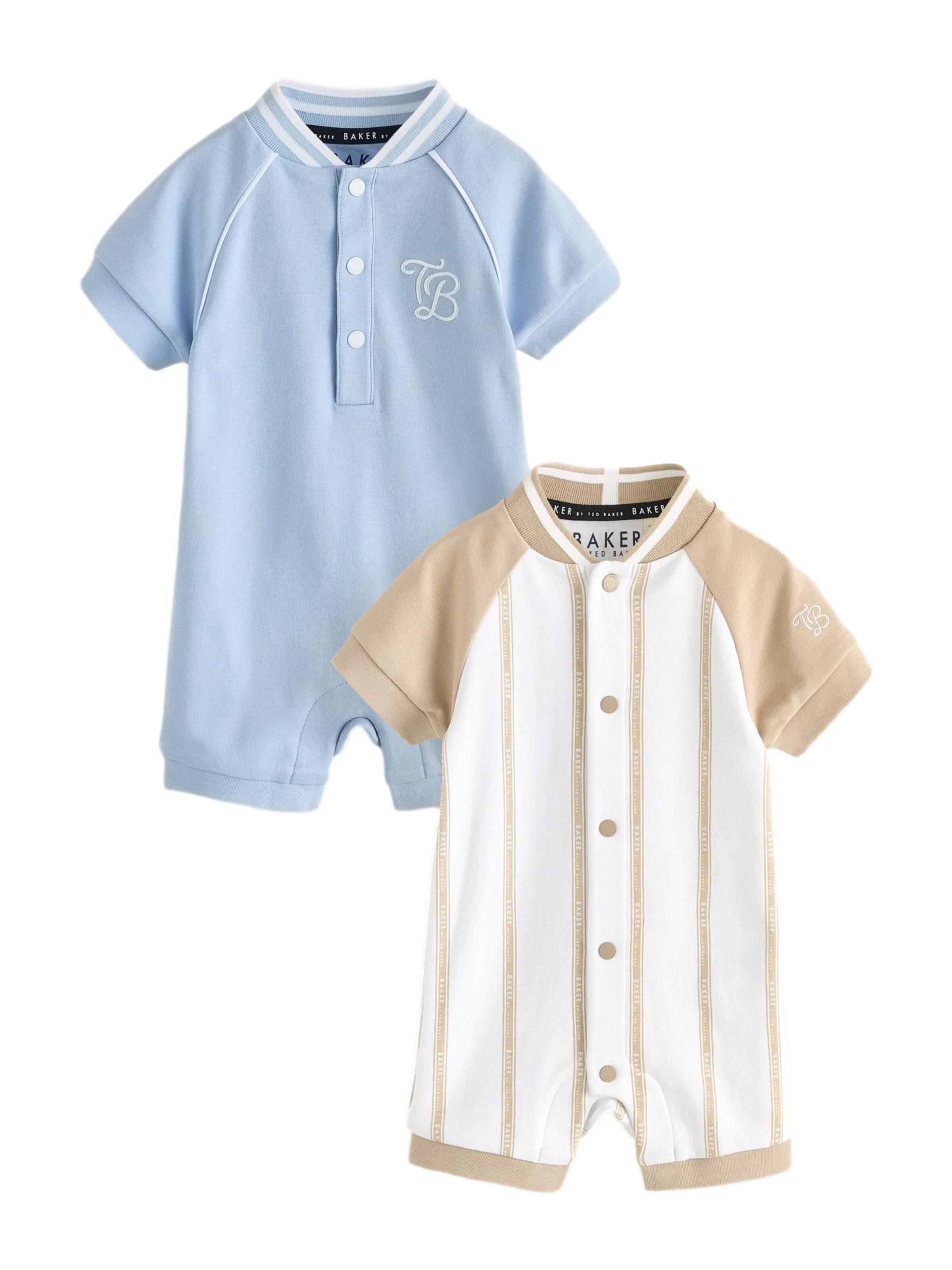 Barboteuse / body Baker by Ted Baker en bleu : devant