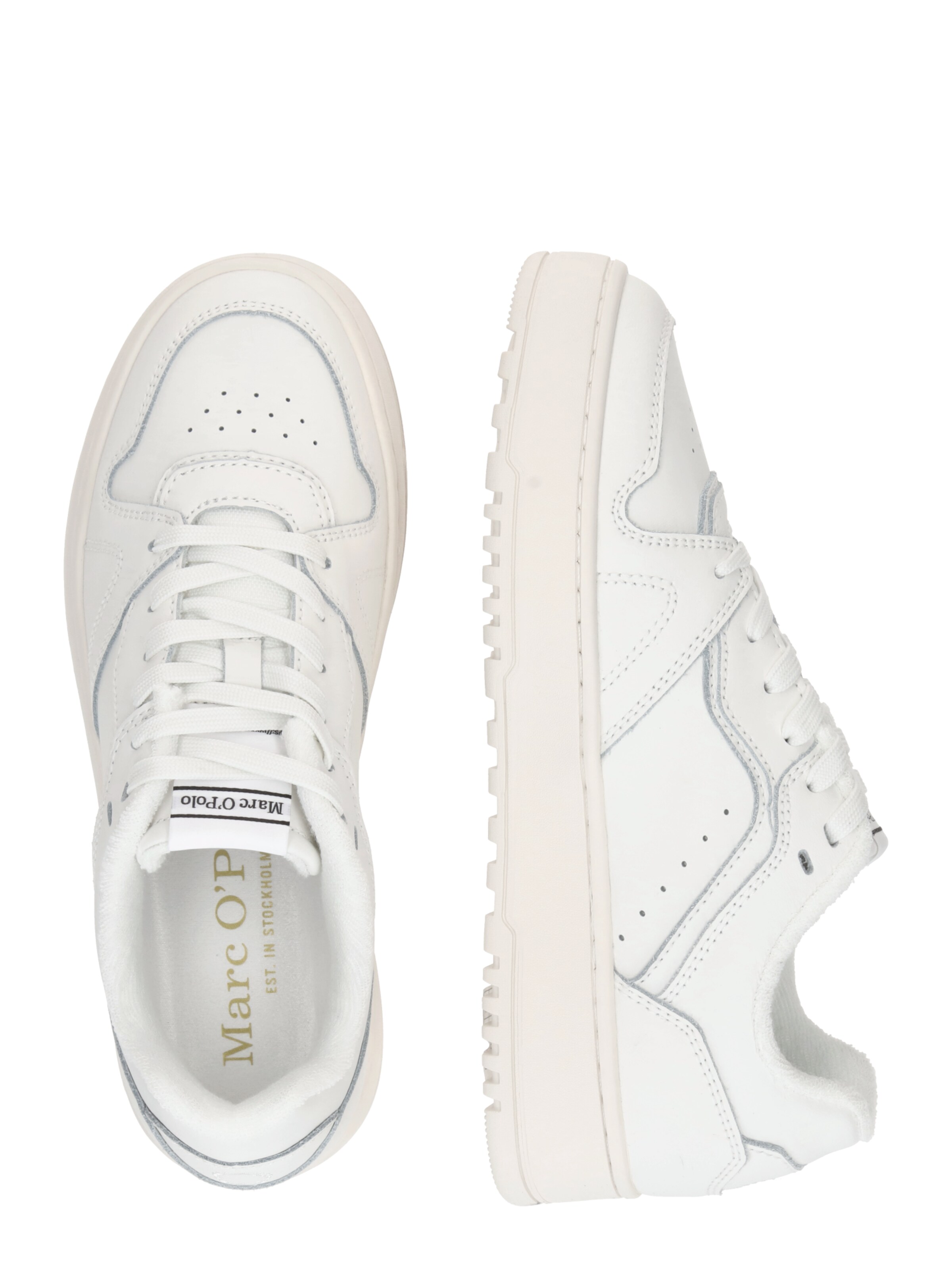 Baskets basses Marc O'Polo en blanc