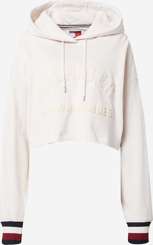 Sweat-shirt TOMMY HILFIGER en blanc : devant