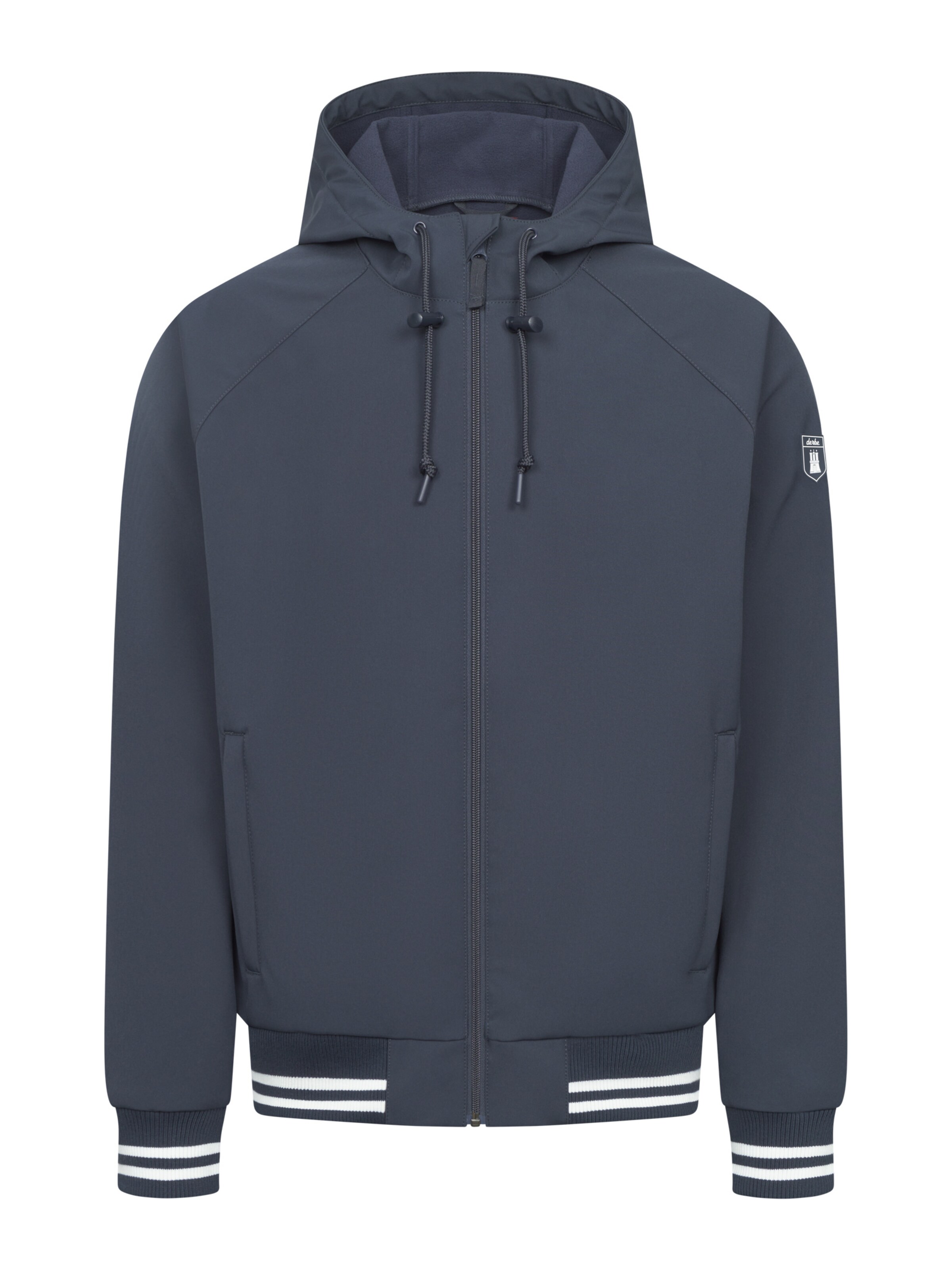 Derbe Funktionsjacke 'Helgoby' in Blau: Vorderseite