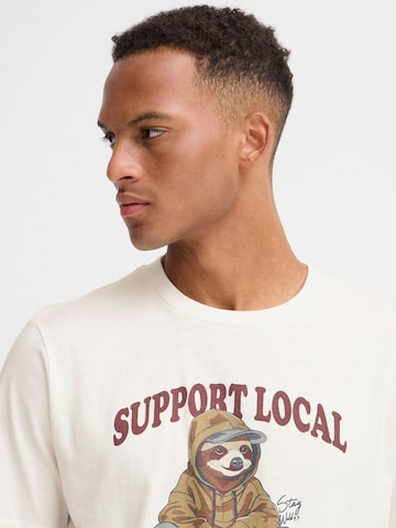 T-Shirt ' BHIRVING ' BLEND en blanc