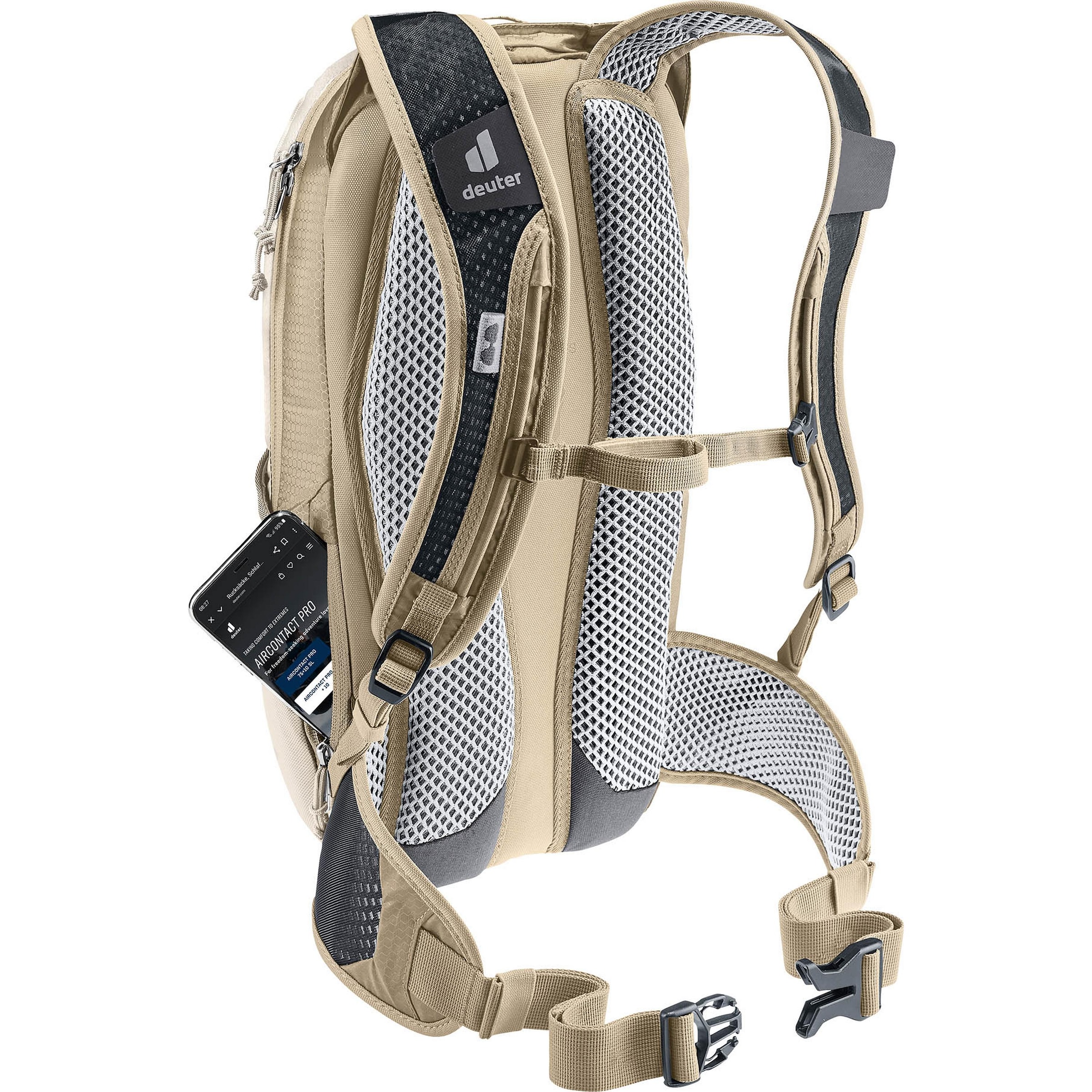 DEUTER Sports backpack 'Race 8' in Beige