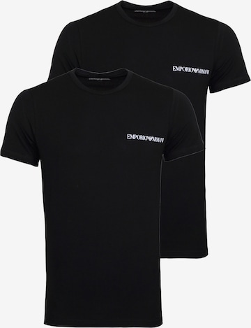Emporio Armani T-Shirt in Schwarz: predná strana