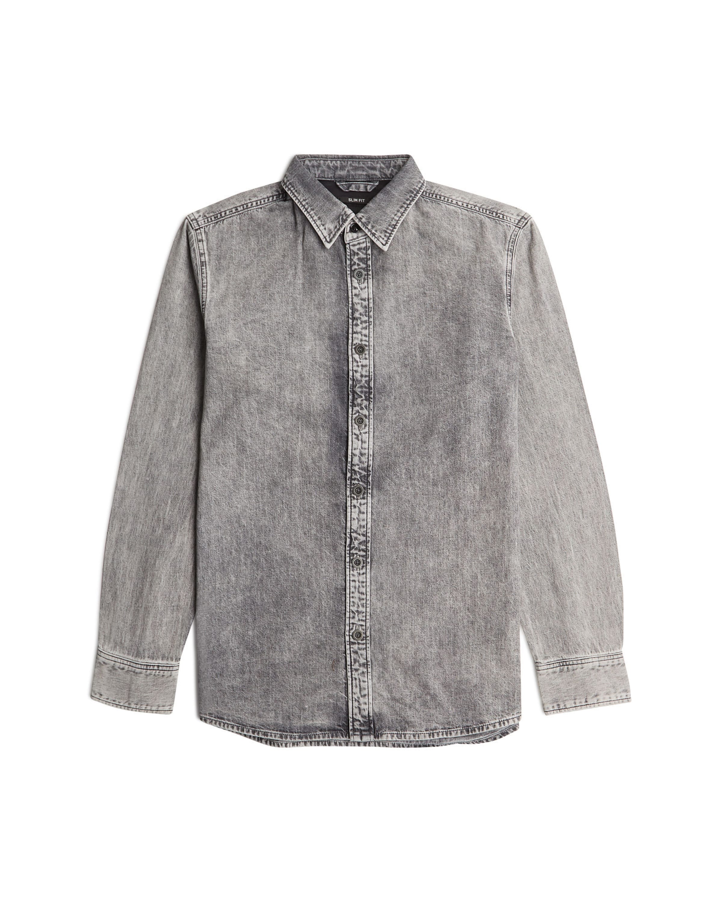 G-STAR Button Up Shirt in Grey: front
