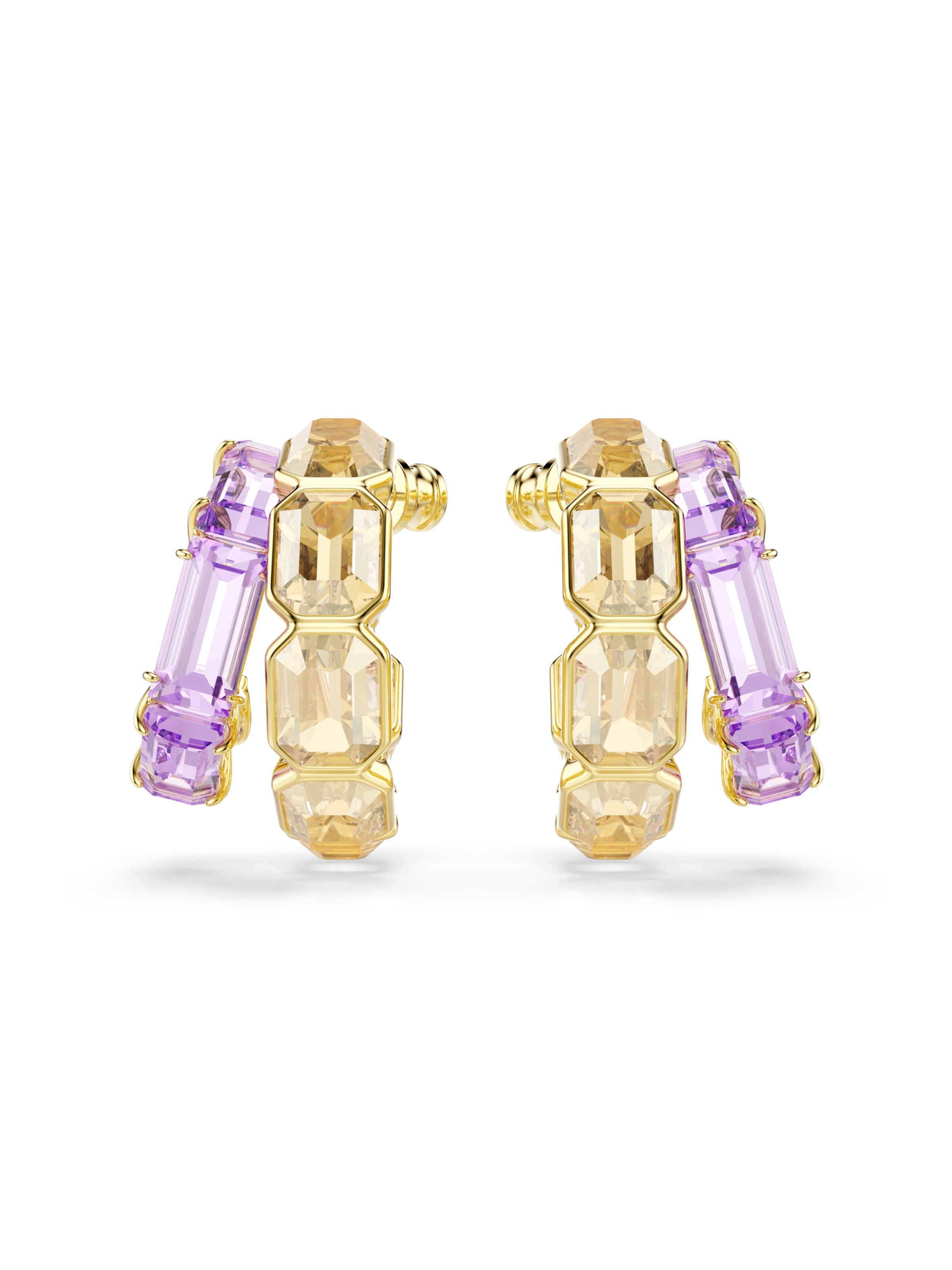 Boucles d'oreilles 'Millenia' Swarovski en or