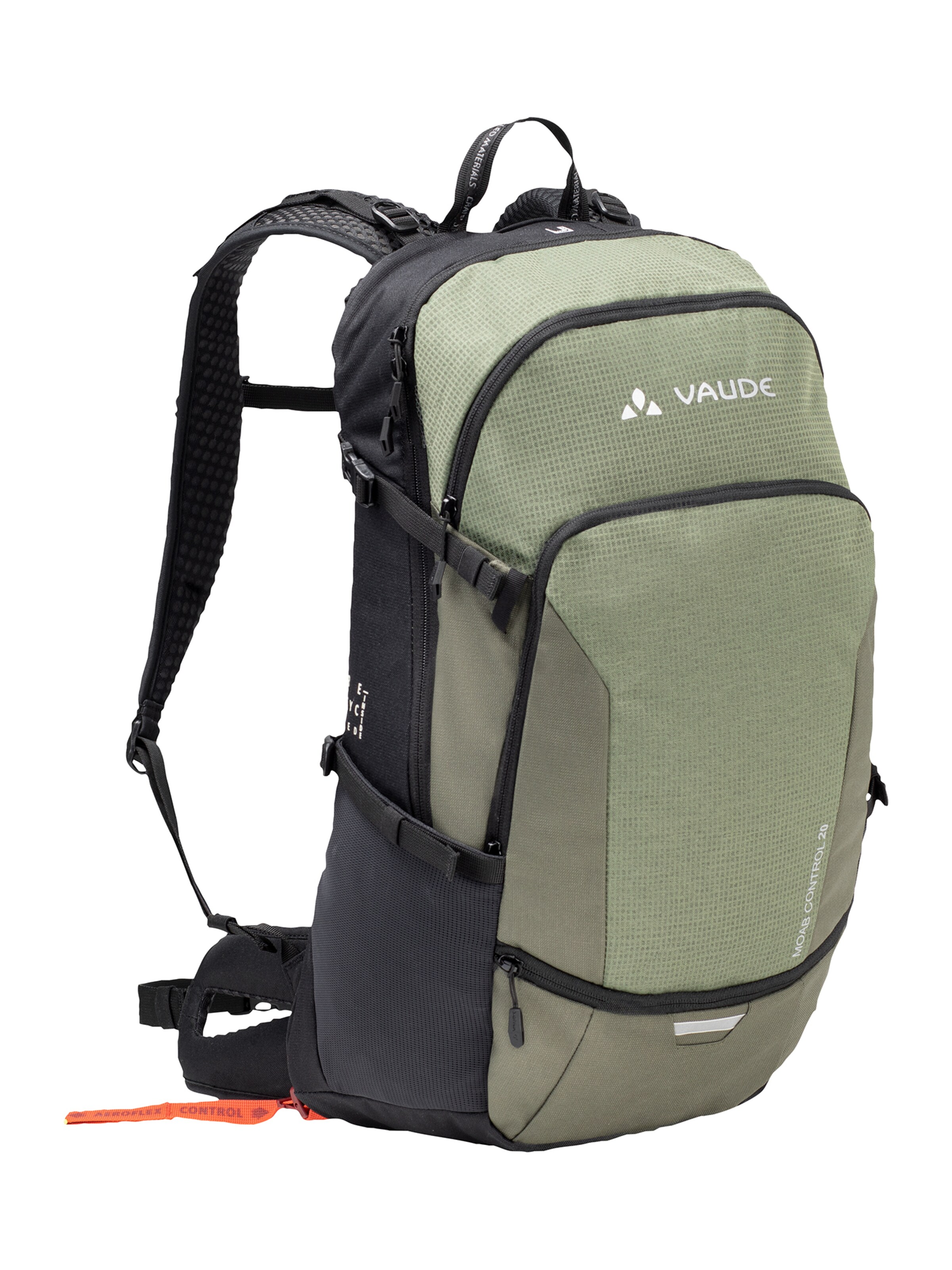 VAUDE Sportrugzak ' Moab Control 20 ' in Groen: voorkant