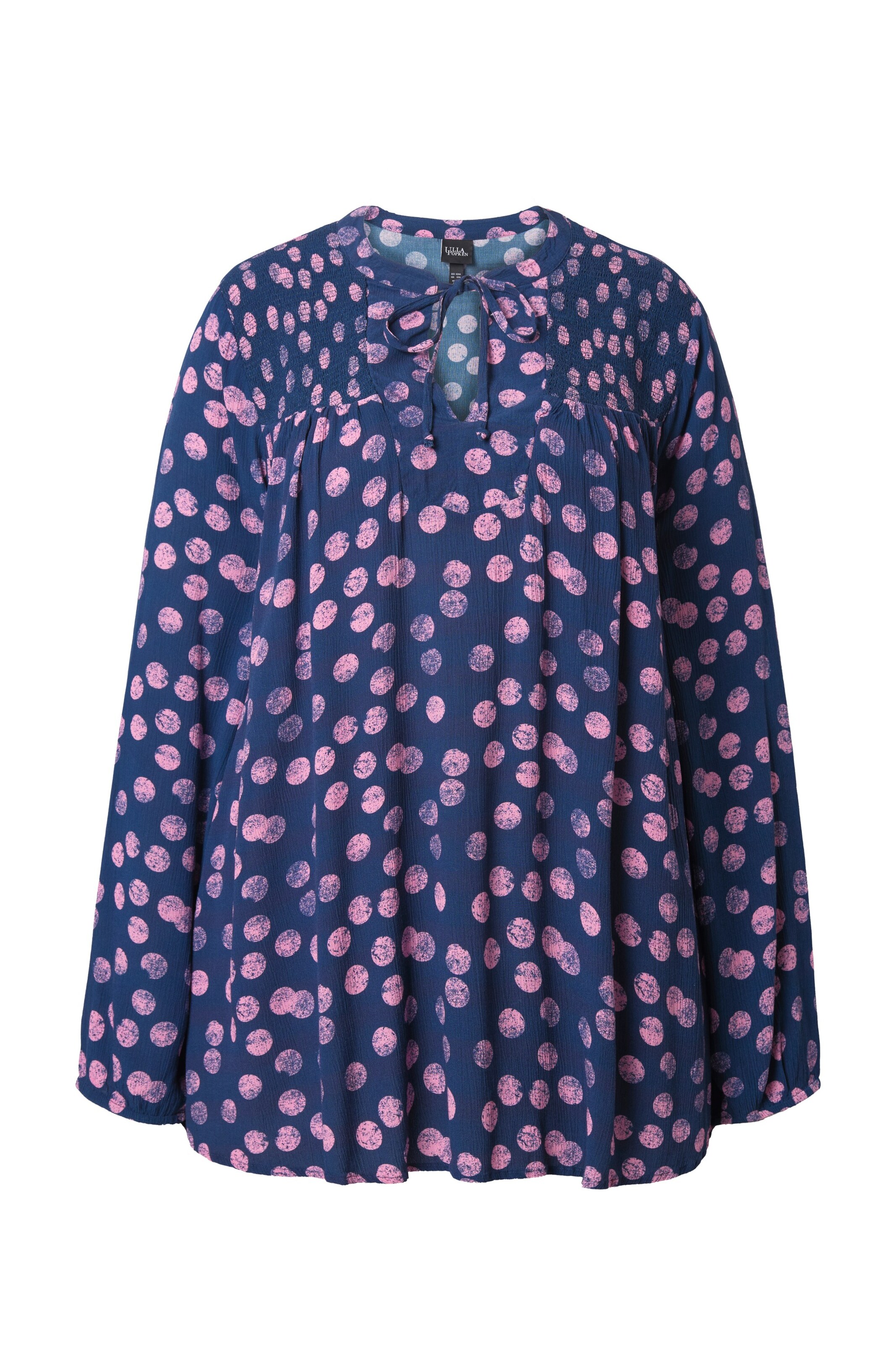 Ulla Popken Tuniek in Blauw: voorkant