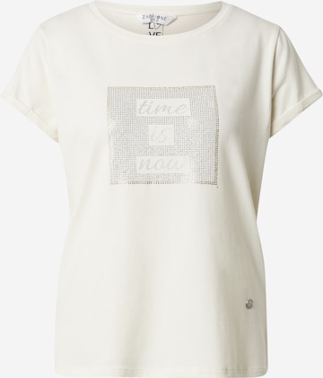 ZABAIONE Shirt 'Au44tumn' in White: front