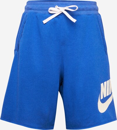 Nike Sportswear Calças 'CLUB ALUMNI' em azul real / branco, Vista do produto