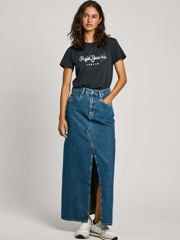 juoda Pepe Jeans Marškinėliai 'LETICIA'