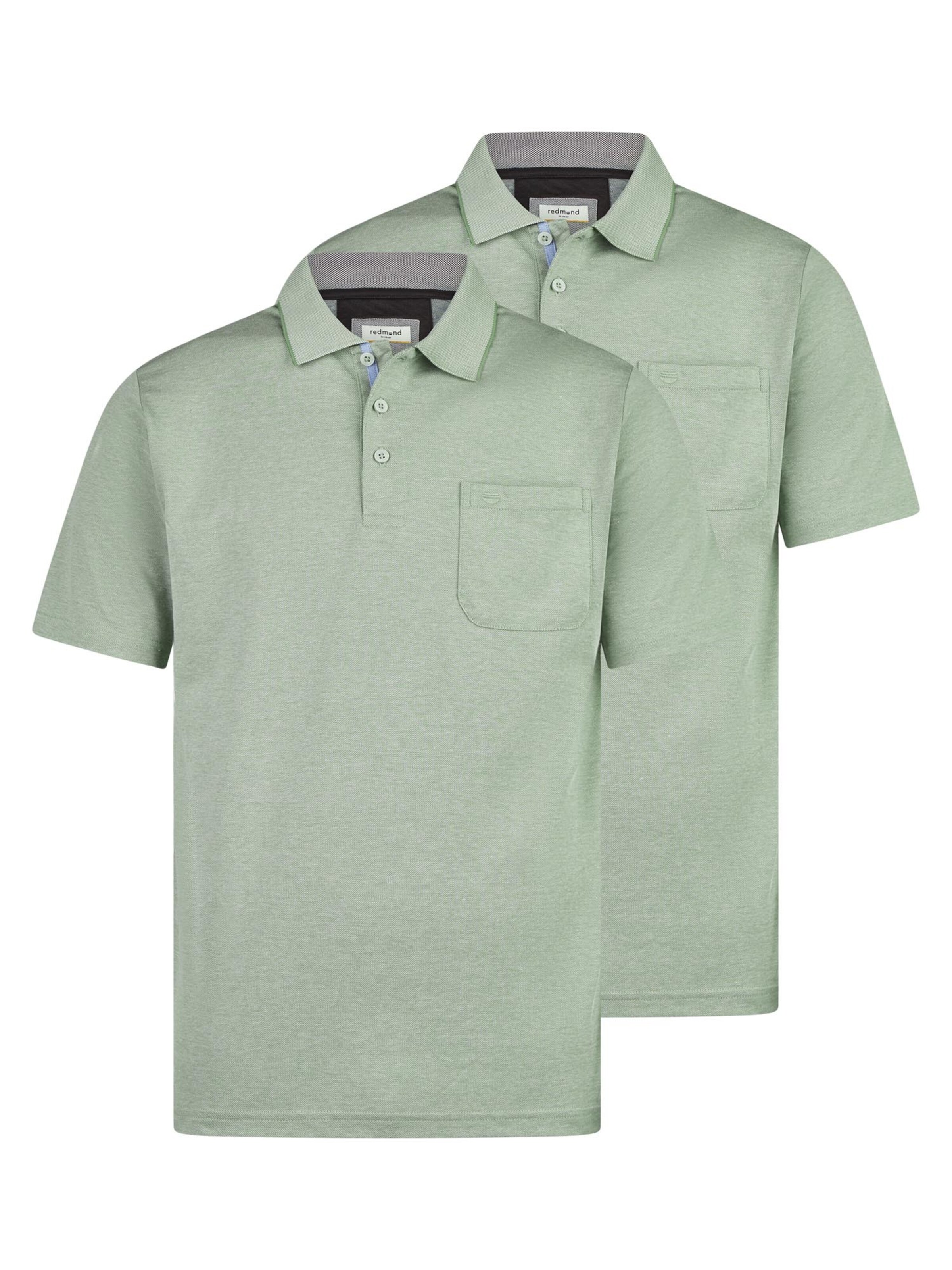 redmond Shirt 'Basic'‌‌‌‌‌‌‌‌‌‌ in Grün: Vorderseite
