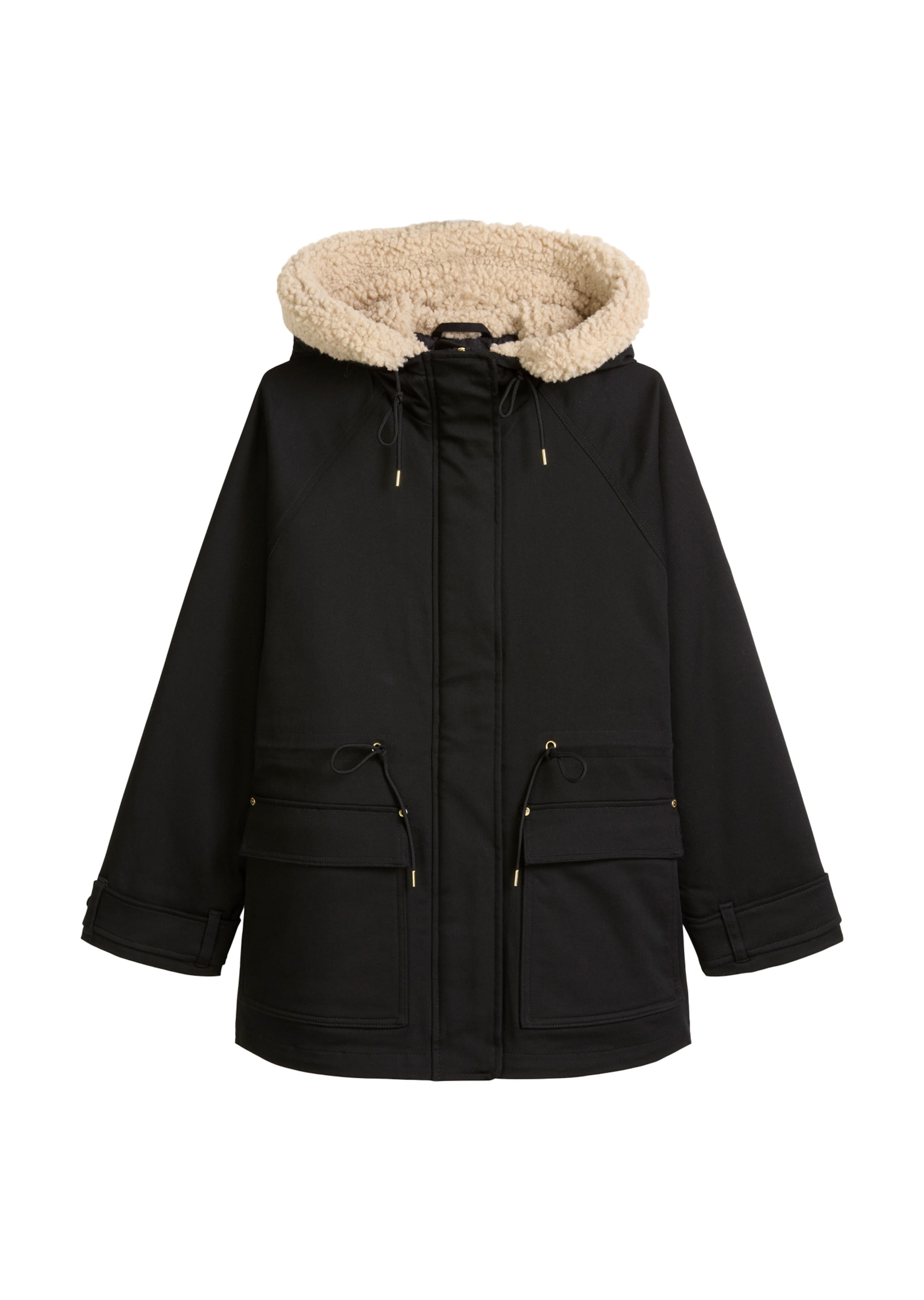 Marc O'Polo DENIM Übergangsmantel in Schwarz: Vorderseite