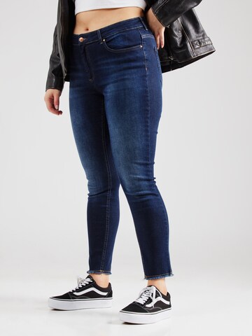 Skinny Jeans 'Willy' di ONLY Carmakoma in blu: frontale
