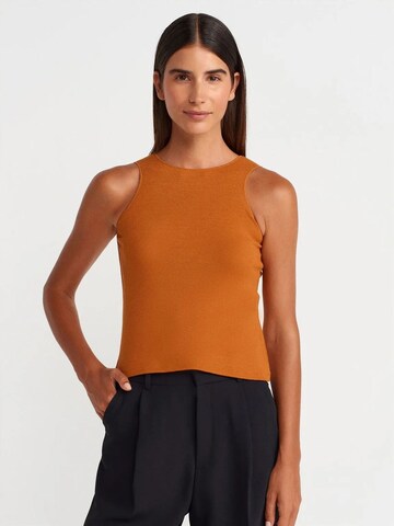 Dilvin Blouse 'Blusen' in Geel: voorkant