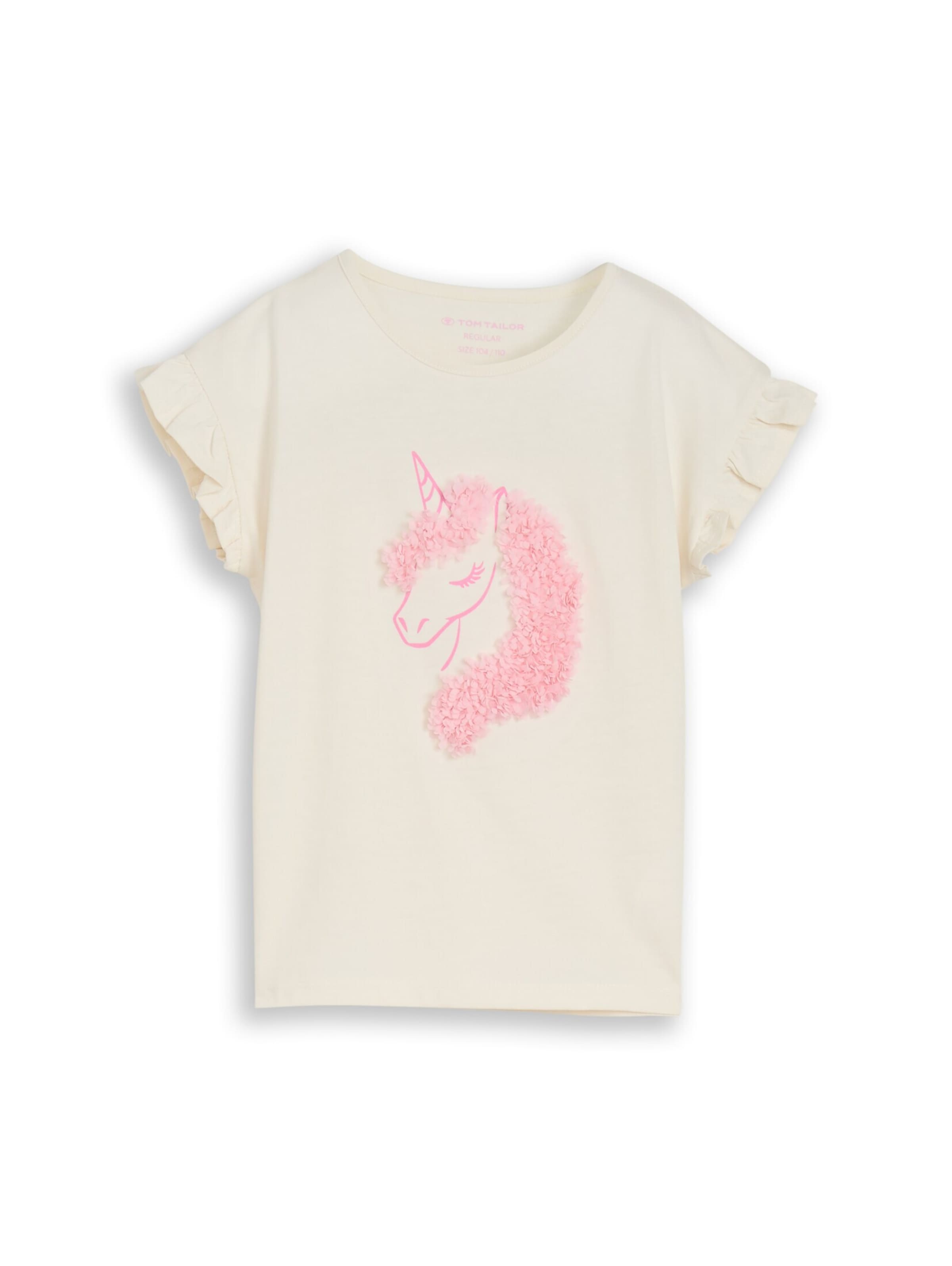 TOM TAILOR Shirt in Wit: voorkant