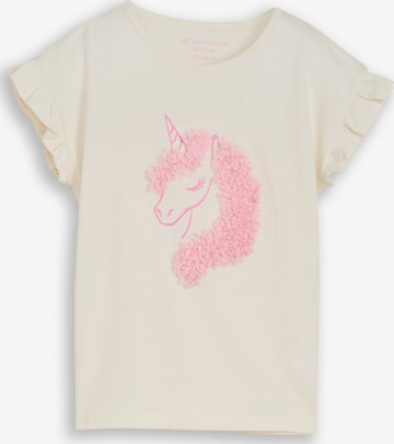 TOM TAILOR Shirt in Wit: voorkant