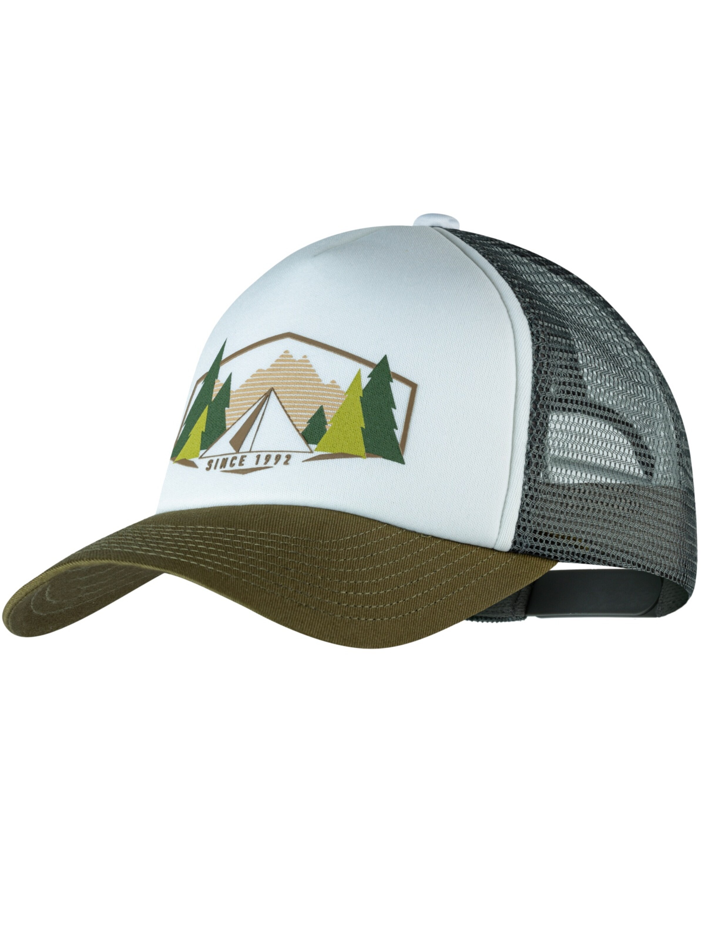 Casquette 'Buff Trucker Cap' BUFF en blanc : devant