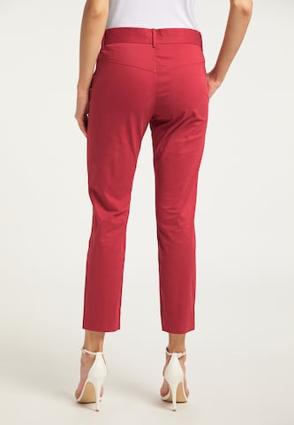 DreiMaster Maritim Slimfit Hose in Rot