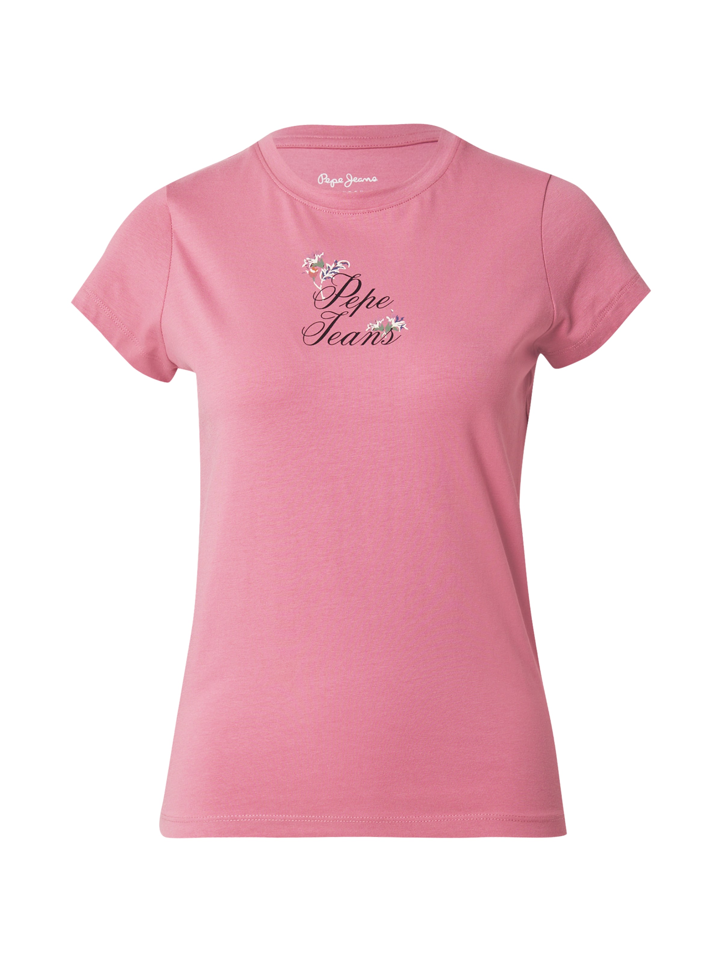 Pepe Jeans - Camiseta 'FLORAL IV' en rosa: frente