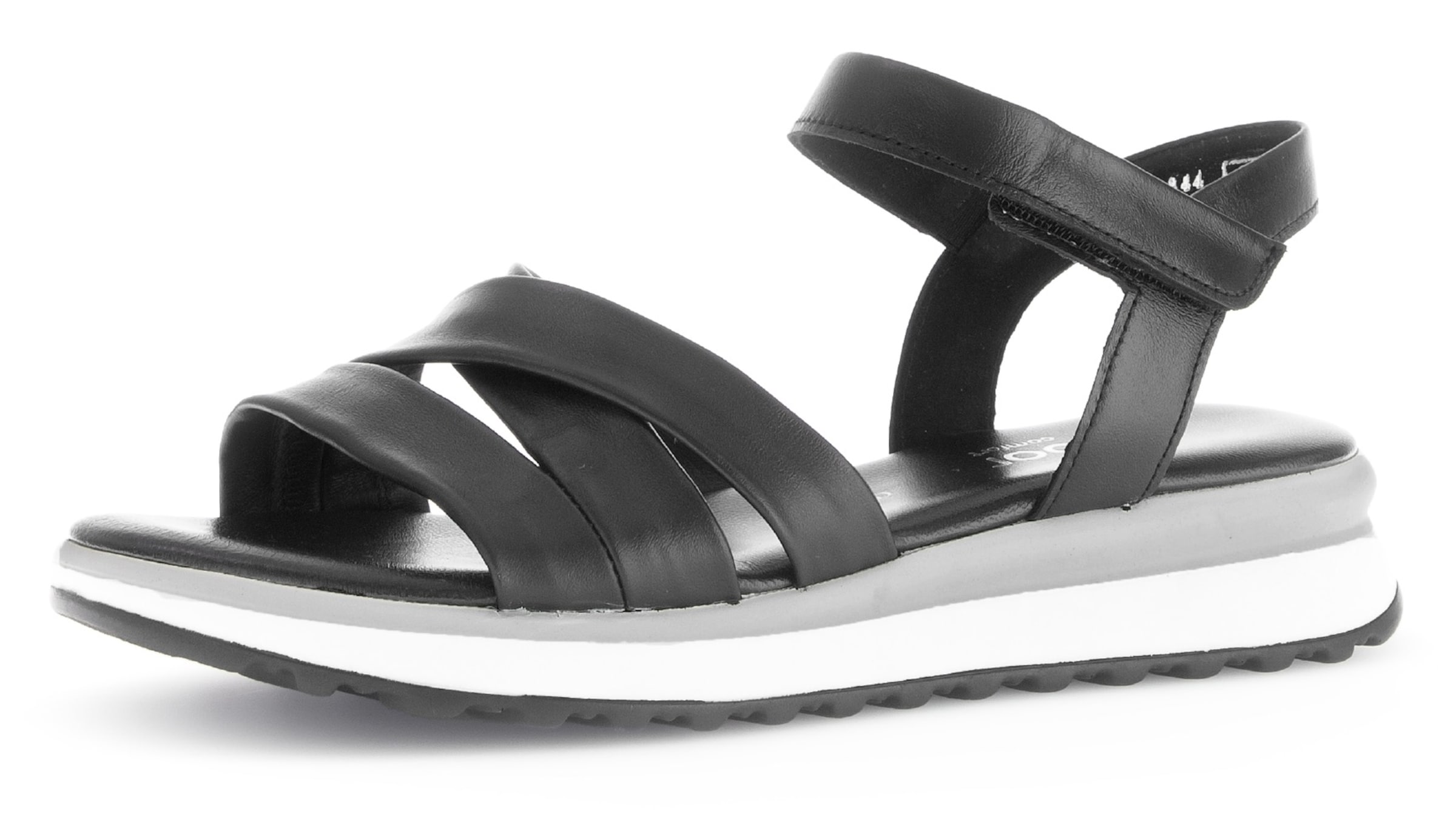 GABOR Sandale in Schwarz: Vorderseite