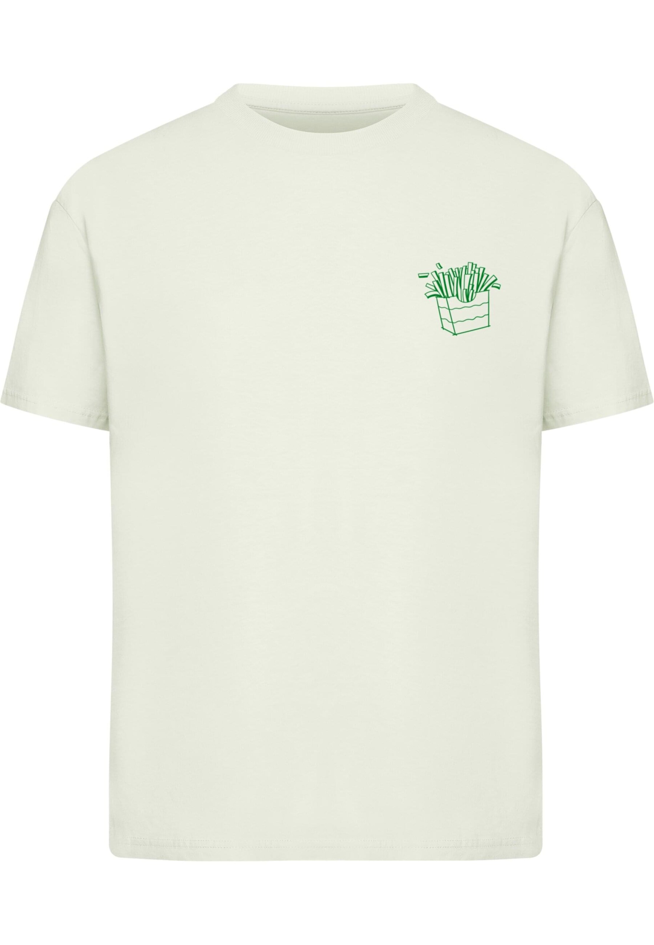 Merchcode Shirt 'Fries' in Green: front