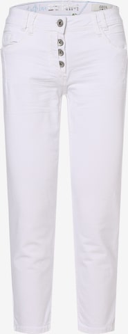 CECIL Slim fit Jeans in White: front