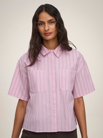JDY Bluse 'JDYMio' in Pink: Vorderseite