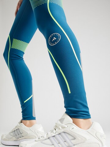 ADIDAS BY STELLA MCCARTNEY Skinny Workout Pants 'Truepace' in Blue