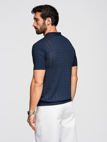 Ombre Shirt in Blauw