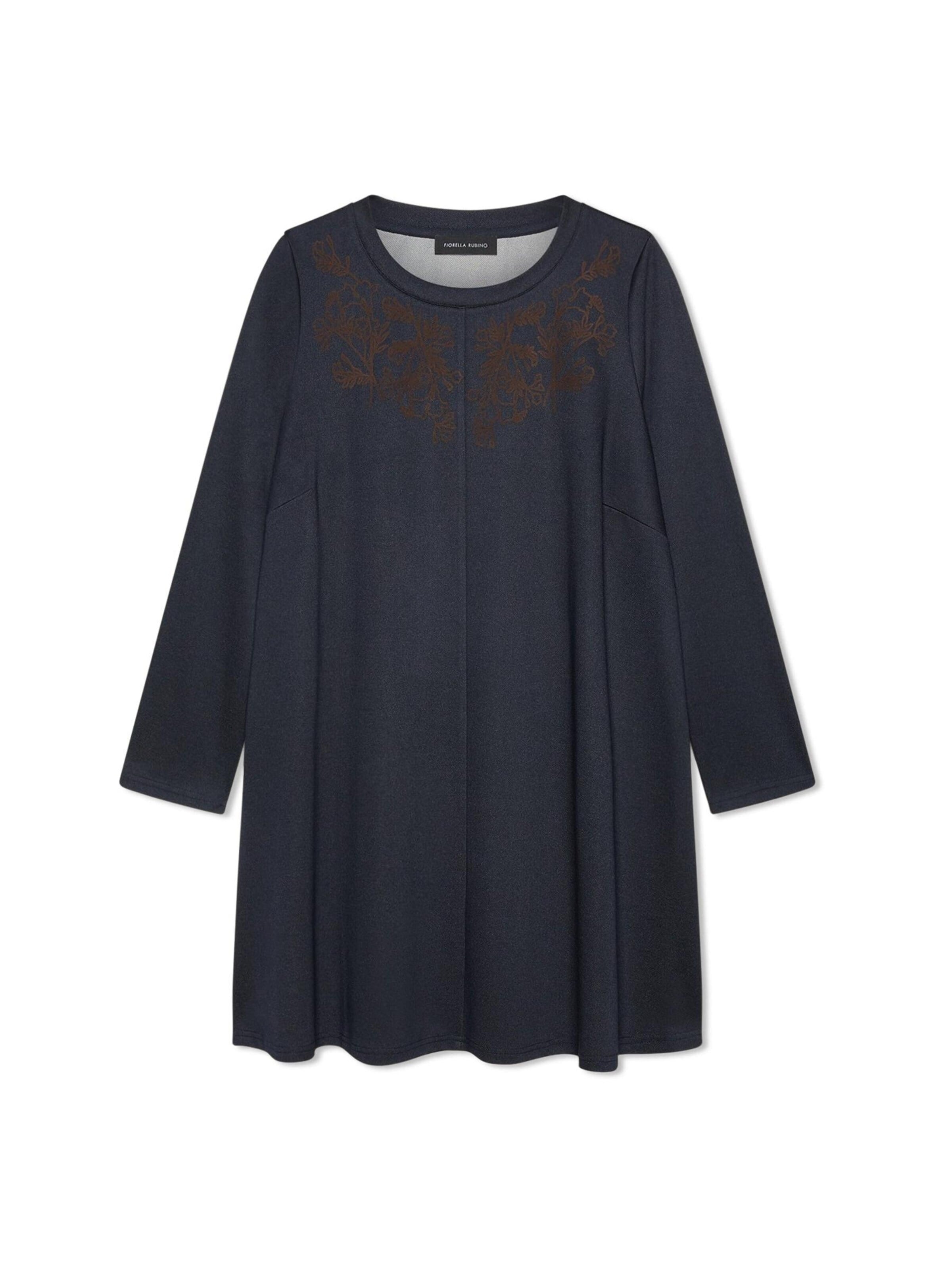 Fiorella Rubino Jurk in Blauw: voorkant