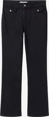 MANGO Regular Jeans 'Carmela' i svart: framsida