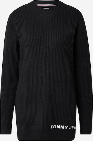 Tommy Jeans Pullover in Schwarz: predná strana